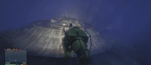 GTA V UFO underwater